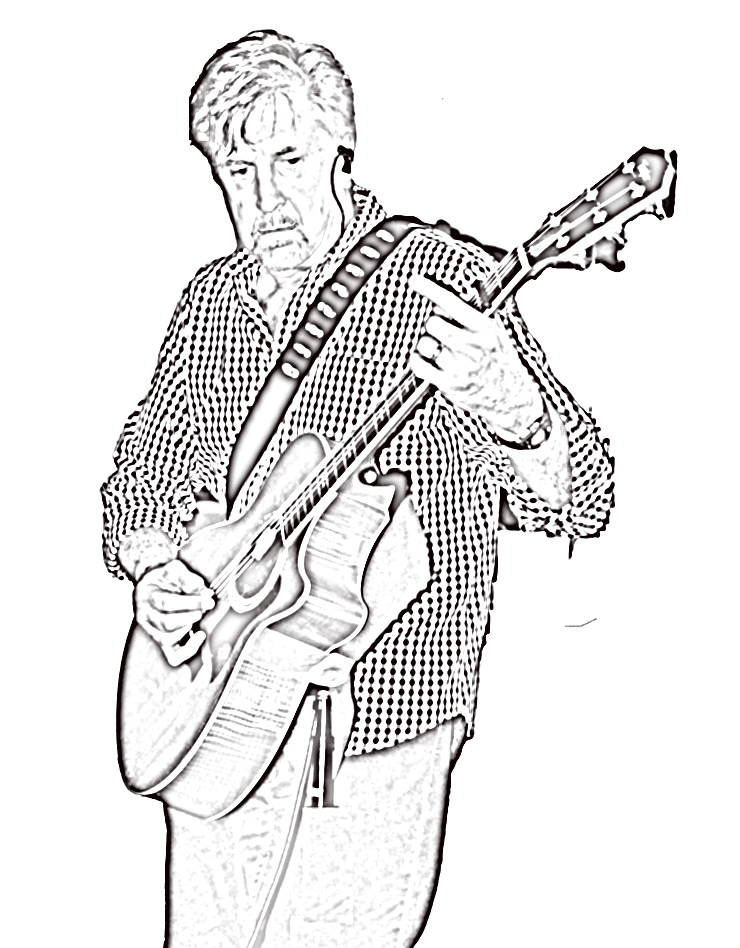 Black and white photo of Mike McLeod